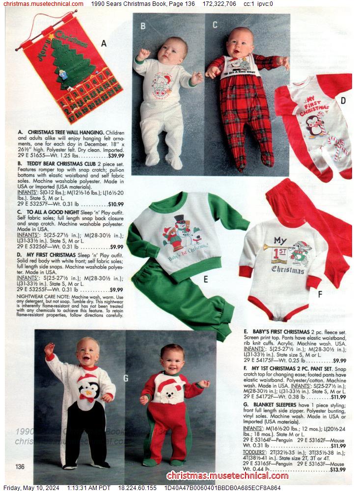 1990 Sears Christmas Book, Page 136