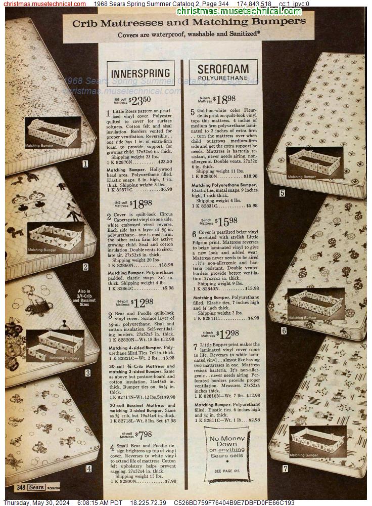 1968 Sears Spring Summer Catalog 2, Page 344