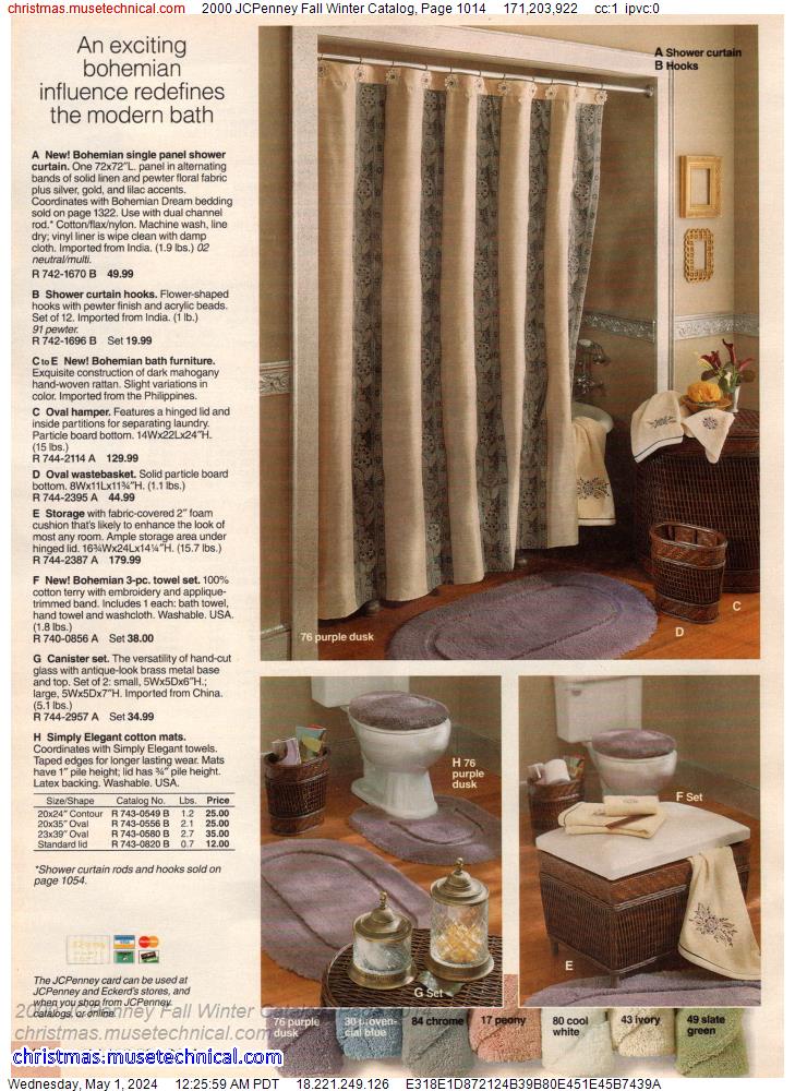 2000 JCPenney Fall Winter Catalog, Page 1014