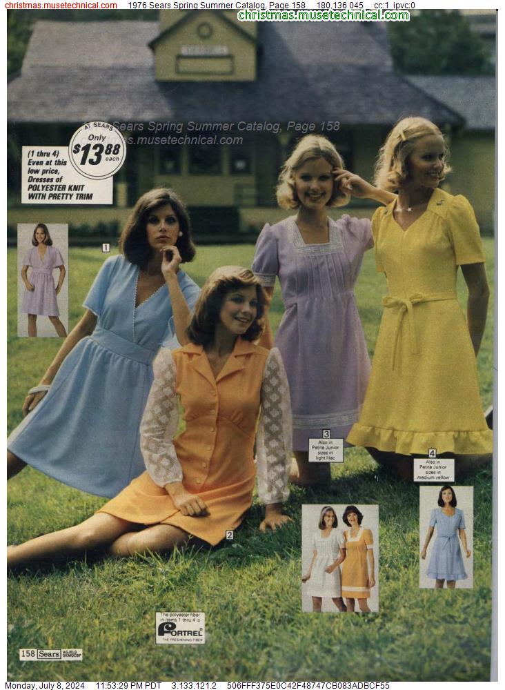 1976 Sears Spring Summer Catalog, Page 158