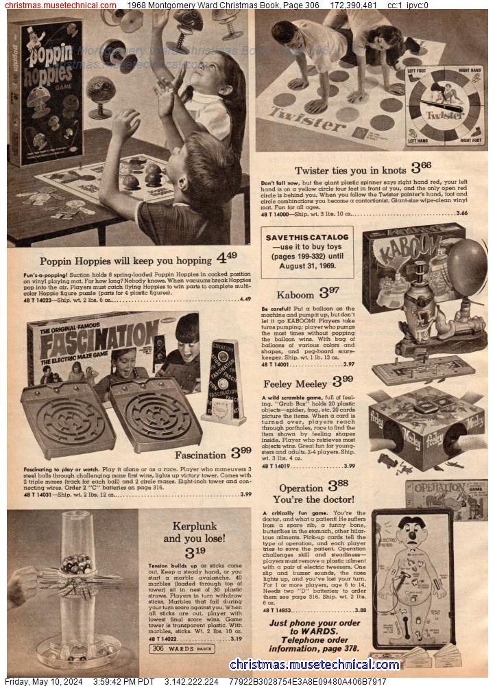 1968 Montgomery Ward Christmas Book, Page 306