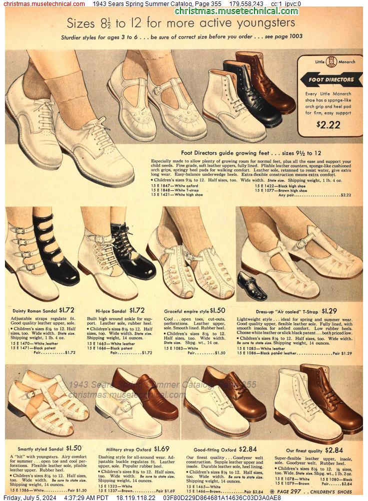1943 Sears Spring Summer Catalog, Page 355
