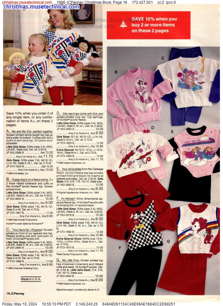 1986 JCPenney Christmas Book, Page 18