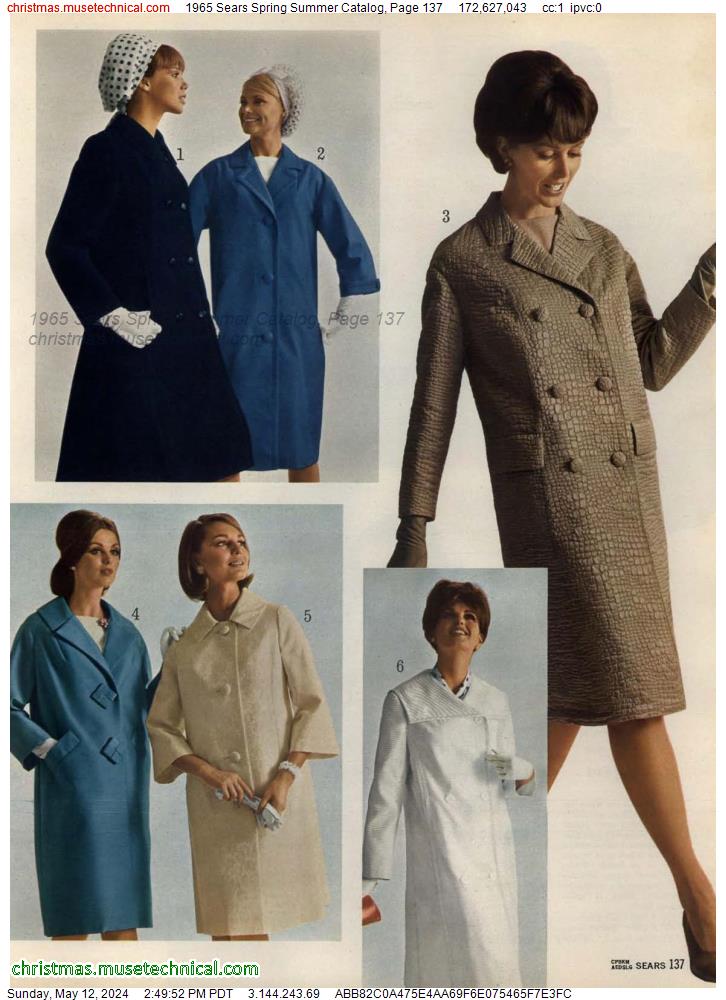 1965 Sears Spring Summer Catalog, Page 137