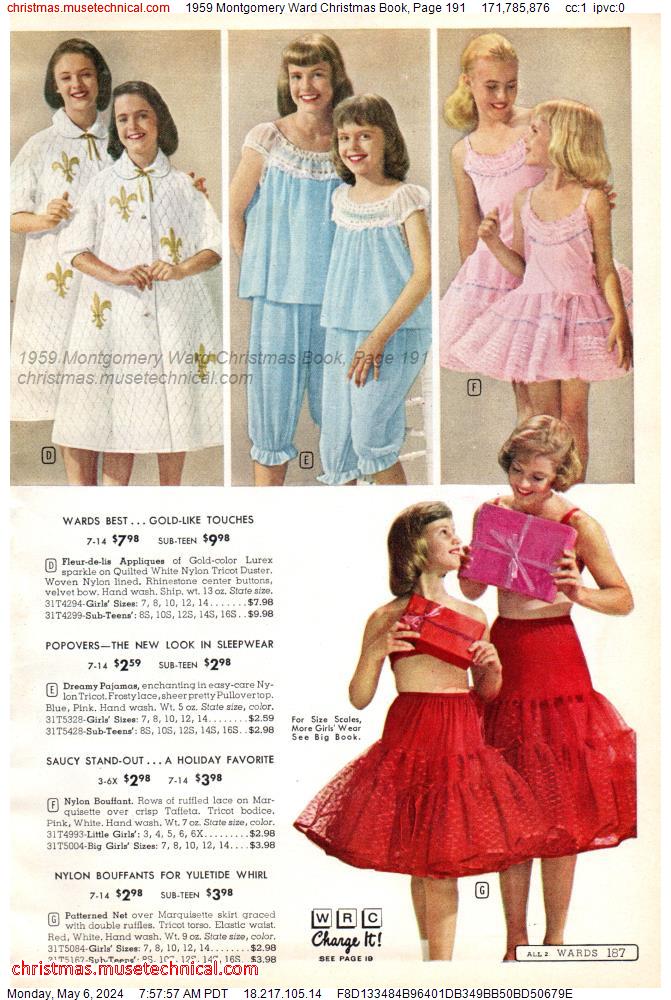 1959 Montgomery Ward Christmas Book, Page 191