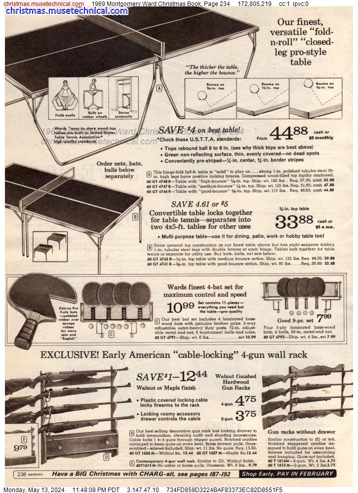 1969 Montgomery Ward Christmas Book, Page 234