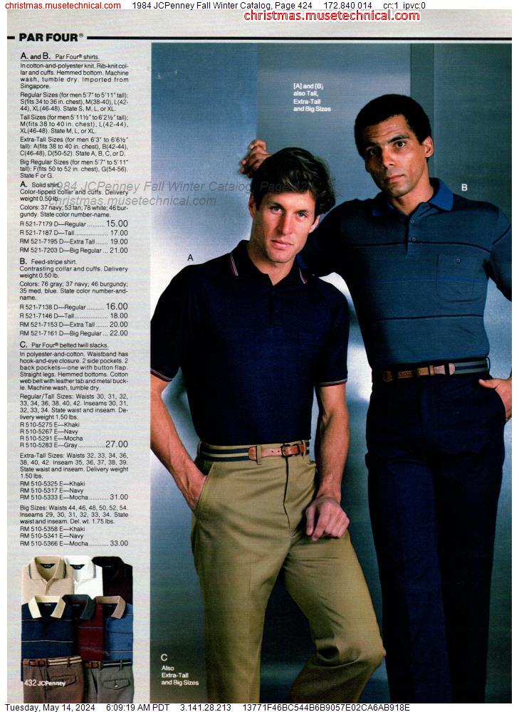 1984 JCPenney Fall Winter Catalog, Page 424
