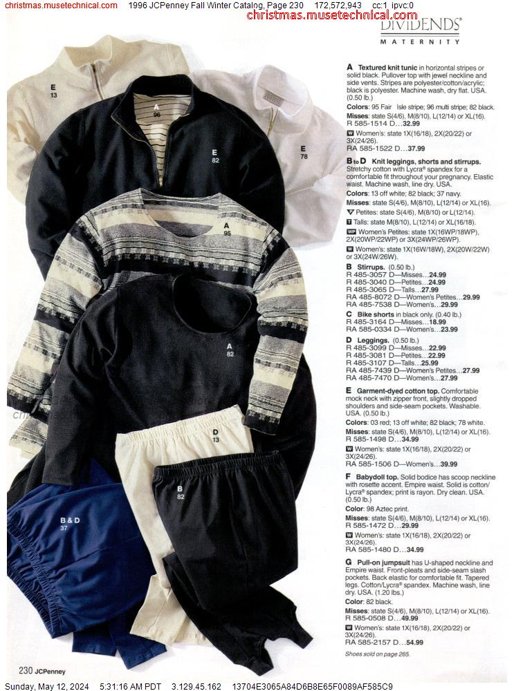 1996 JCPenney Fall Winter Catalog, Page 230