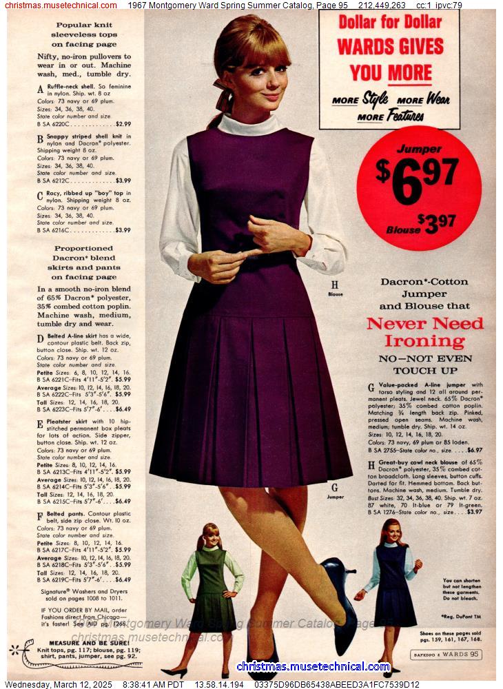 1967 Montgomery Ward Spring Summer Catalog, Page 95