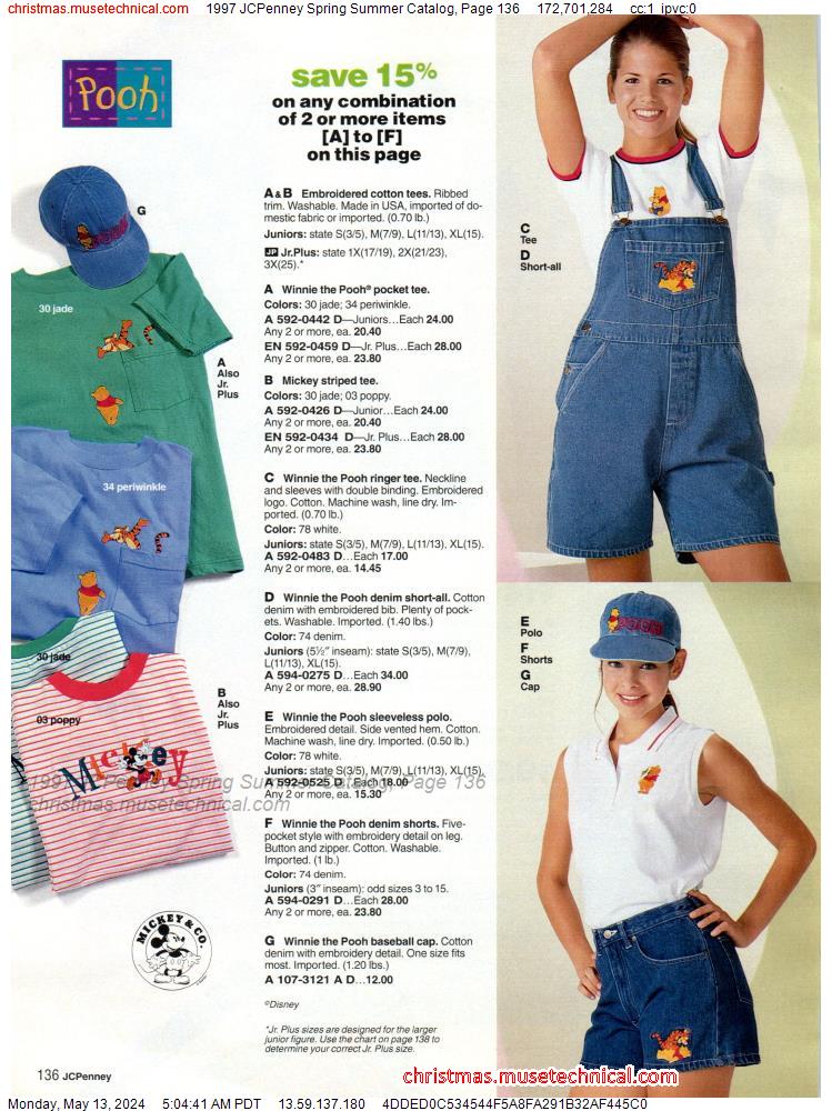 1997 JCPenney Spring Summer Catalog, Page 136
