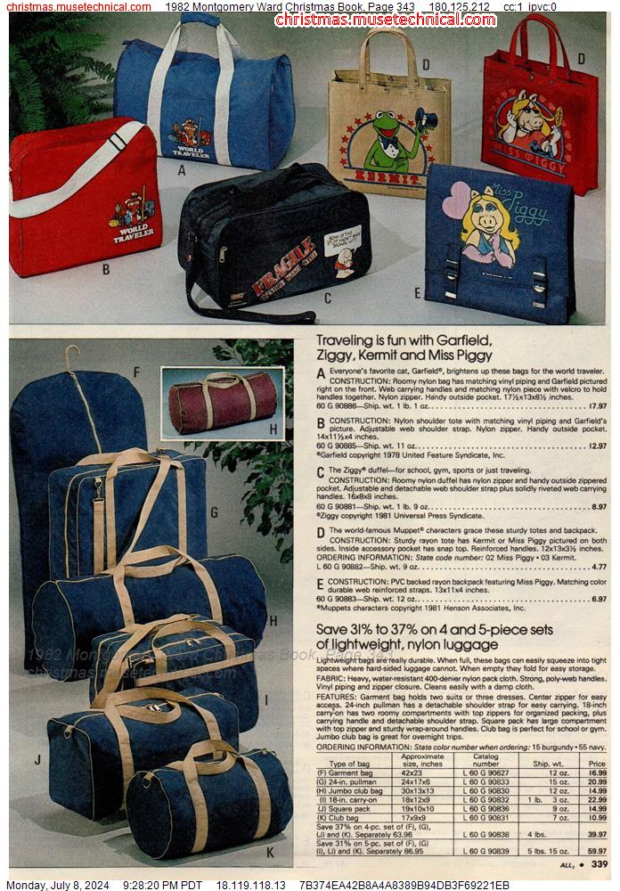 1982 Montgomery Ward Christmas Book, Page 343