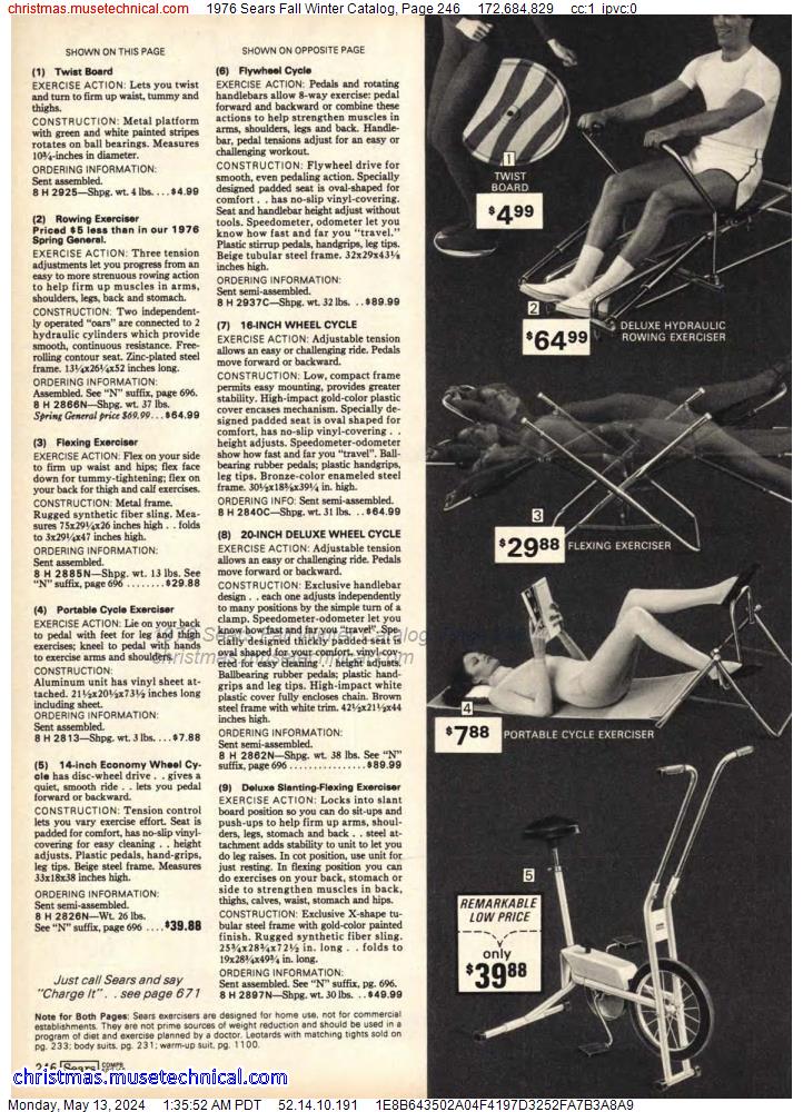 1976 Sears Fall Winter Catalog, Page 246