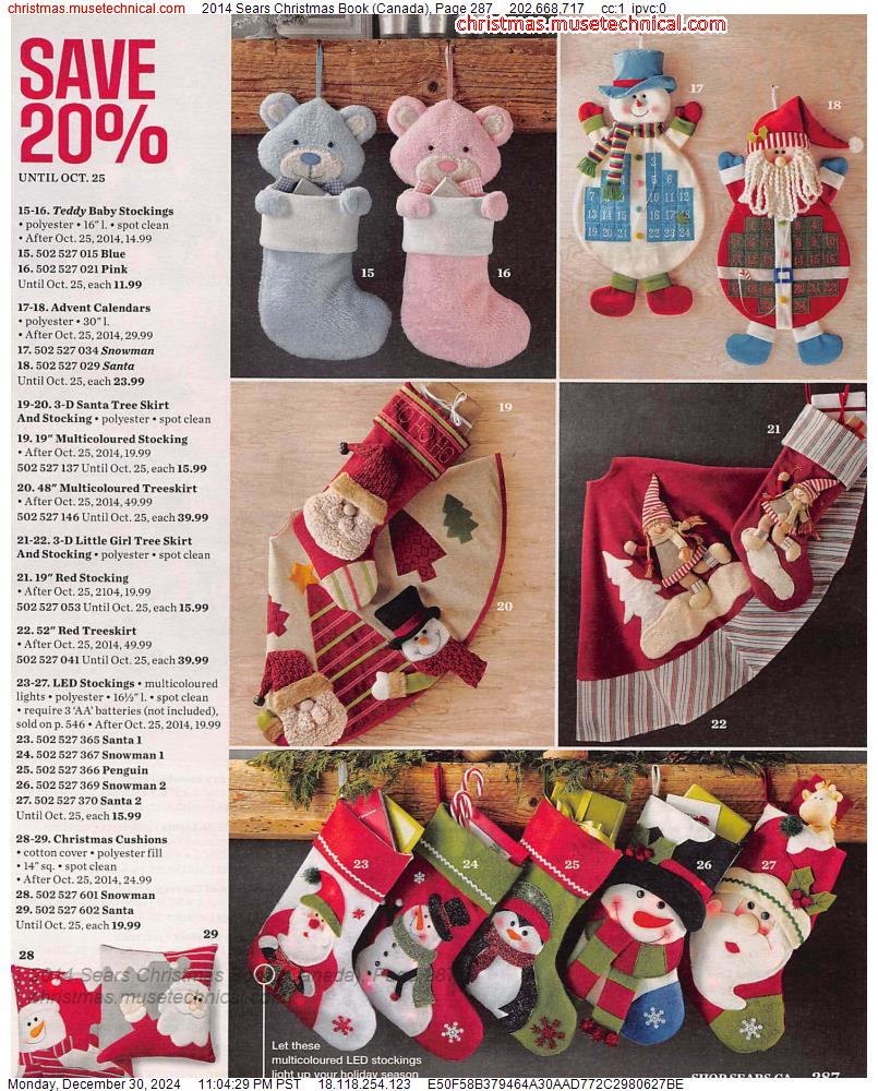 2014 Sears Christmas Book (Canada), Page 287