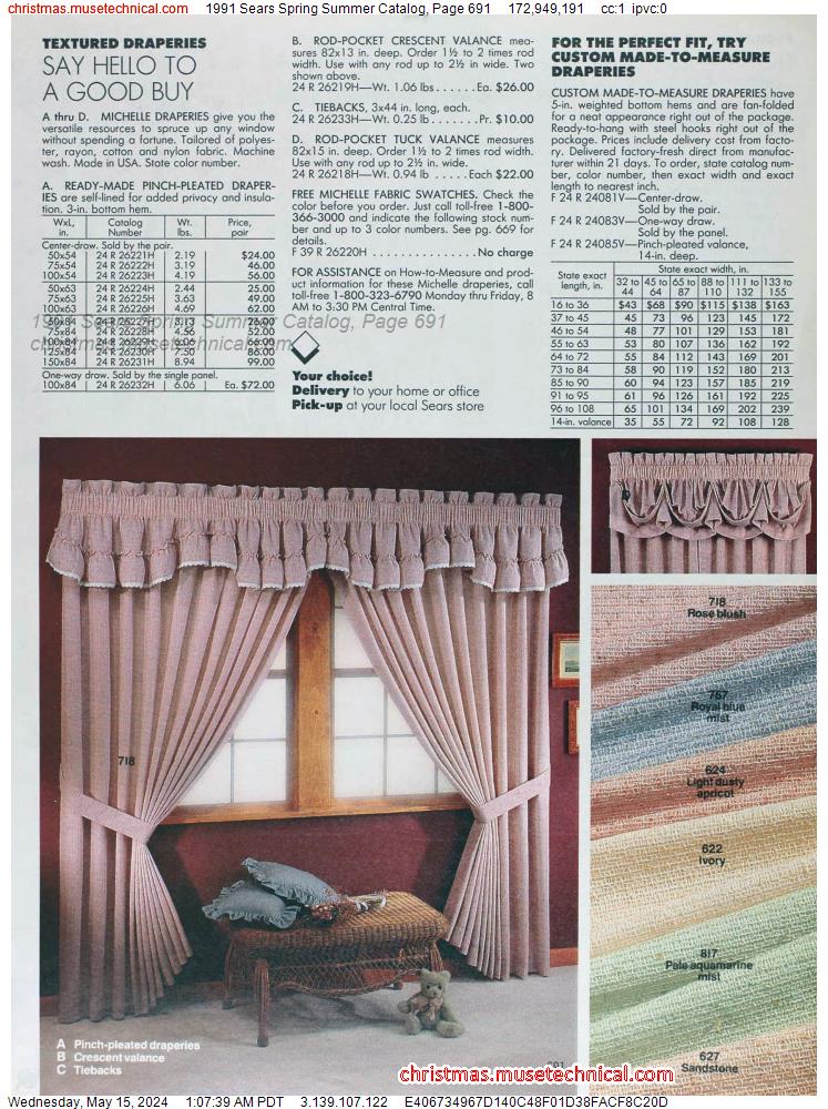 1991 Sears Spring Summer Catalog, Page 691