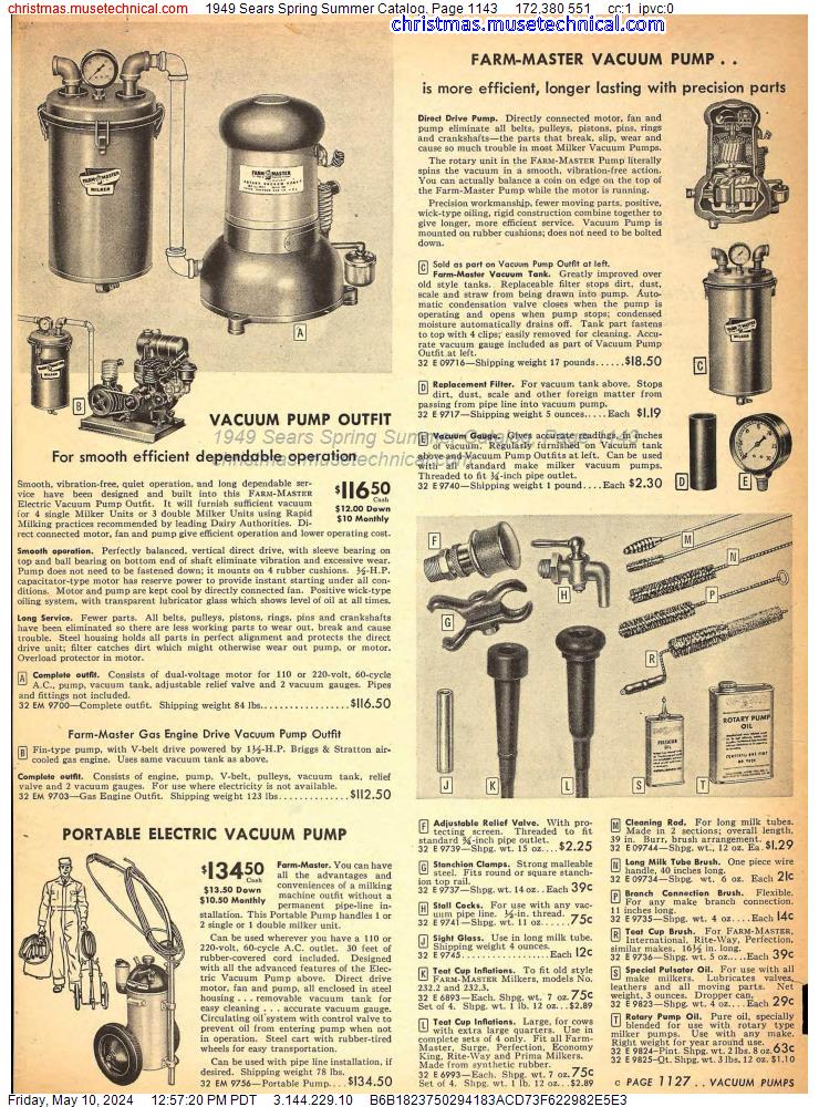 1949 Sears Spring Summer Catalog, Page 1143