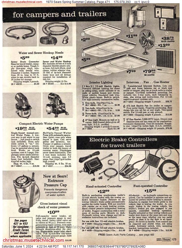 1970 Sears Spring Summer Catalog, Page 471