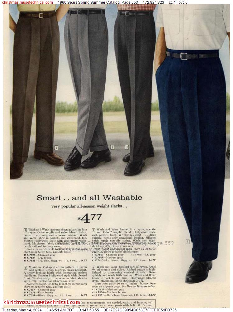 1960 Sears Spring Summer Catalog, Page 553