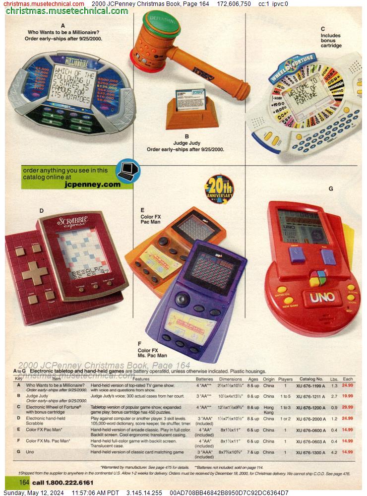 2000 JCPenney Christmas Book, Page 164