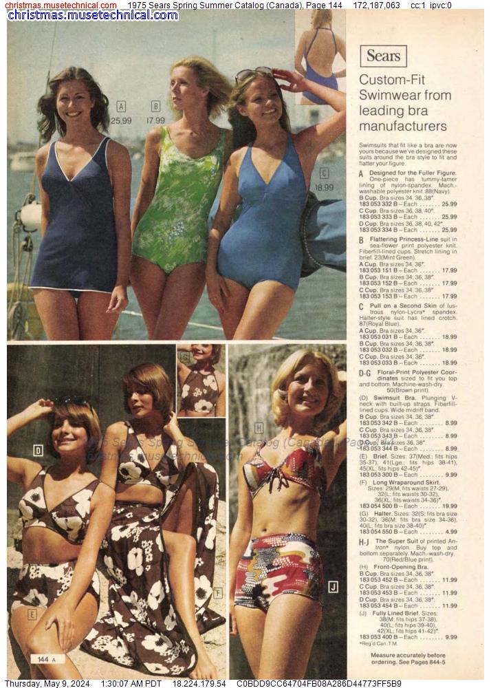 1975 Sears Spring Summer Catalog (Canada), Page 144