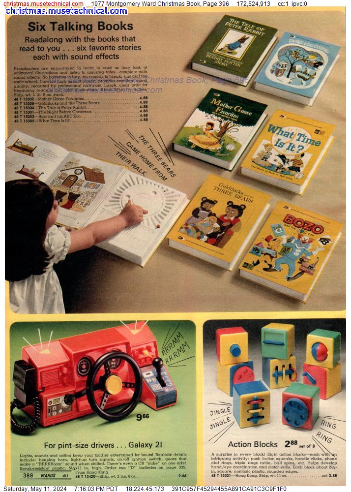 1977 Montgomery Ward Christmas Book, Page 396