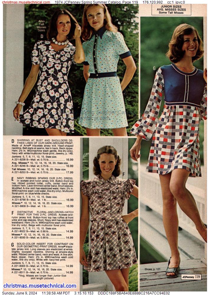 1974 JCPenney Spring Summer Catalog, Page 119