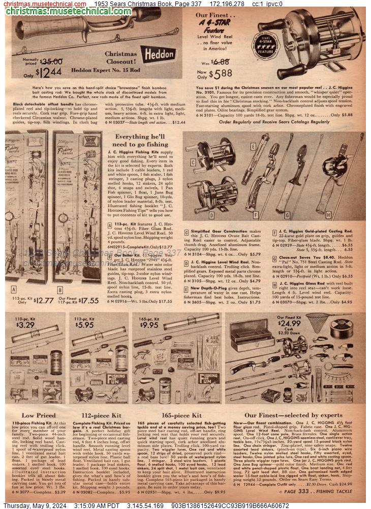 1953 Sears Christmas Book, Page 337