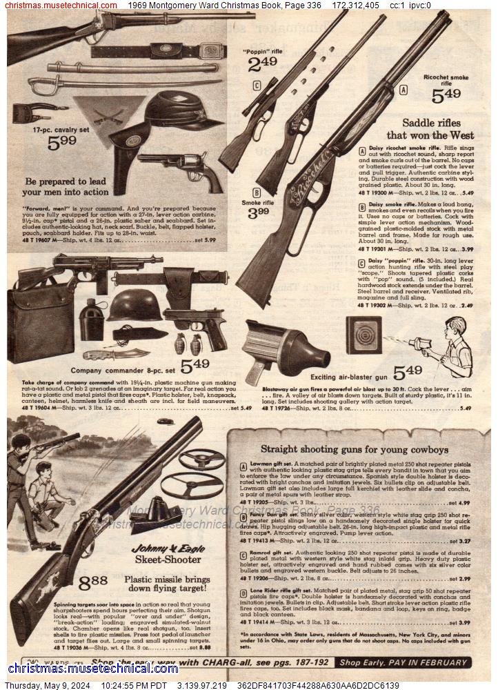 1969 Montgomery Ward Christmas Book, Page 336