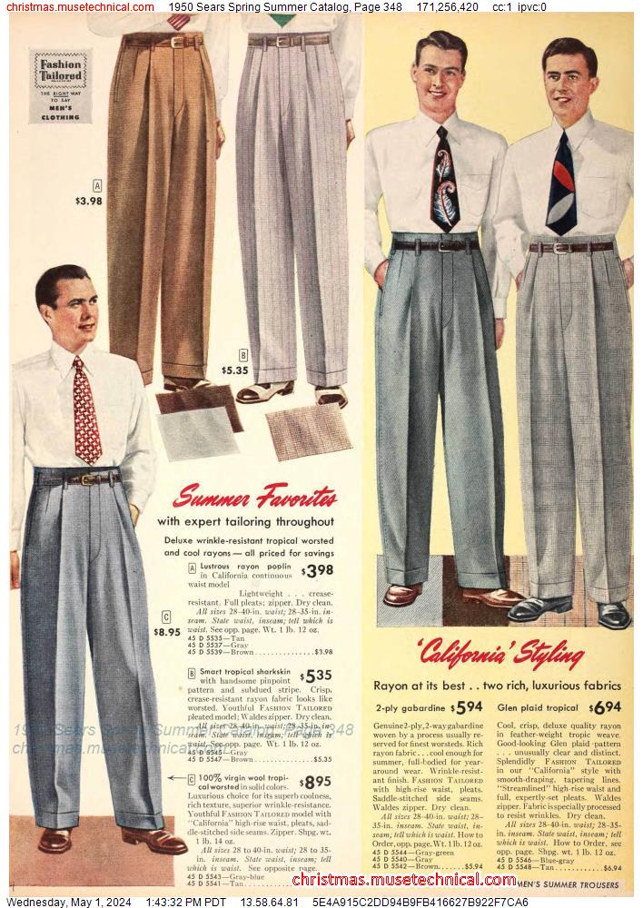 1950 Sears Spring Summer Catalog, Page 348