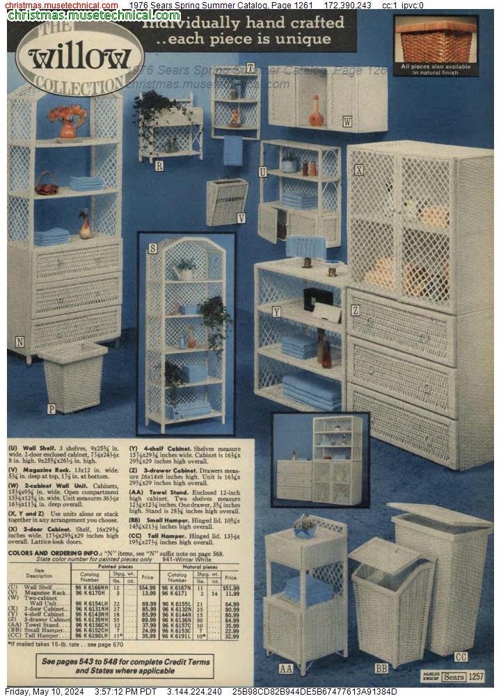 1976 Sears Spring Summer Catalog, Page 1261