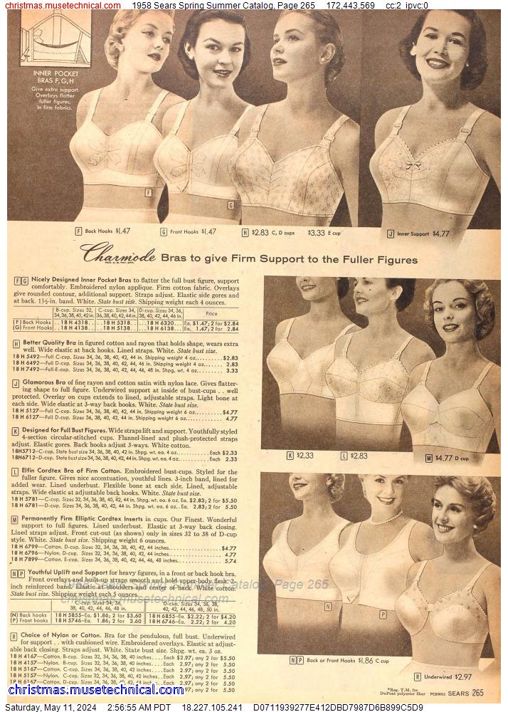 1958 Sears Spring Summer Catalog, Page 265