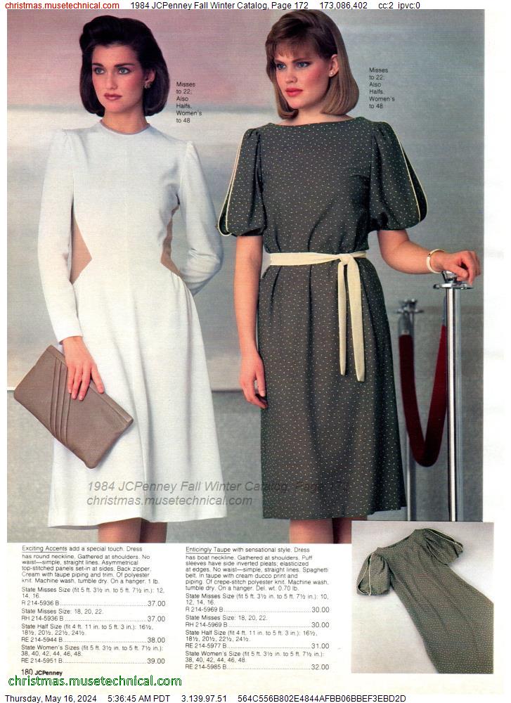 1984 JCPenney Fall Winter Catalog, Page 172