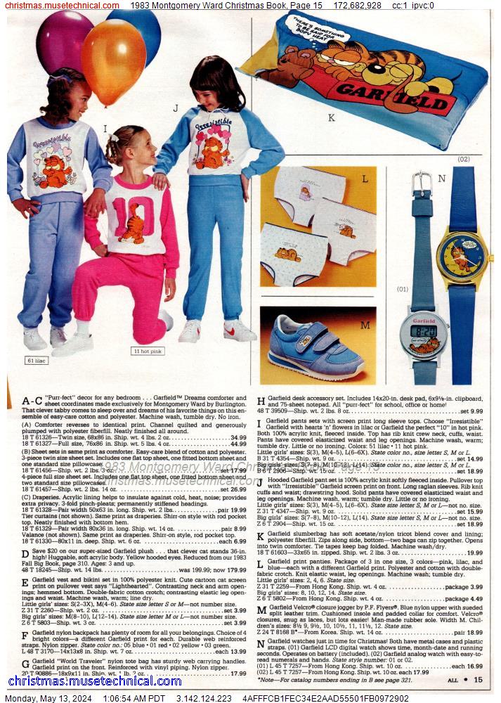 1983 Montgomery Ward Christmas Book, Page 15