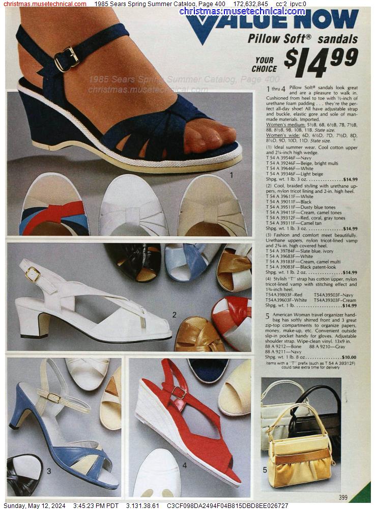 1985 Sears Spring Summer Catalog, Page 400