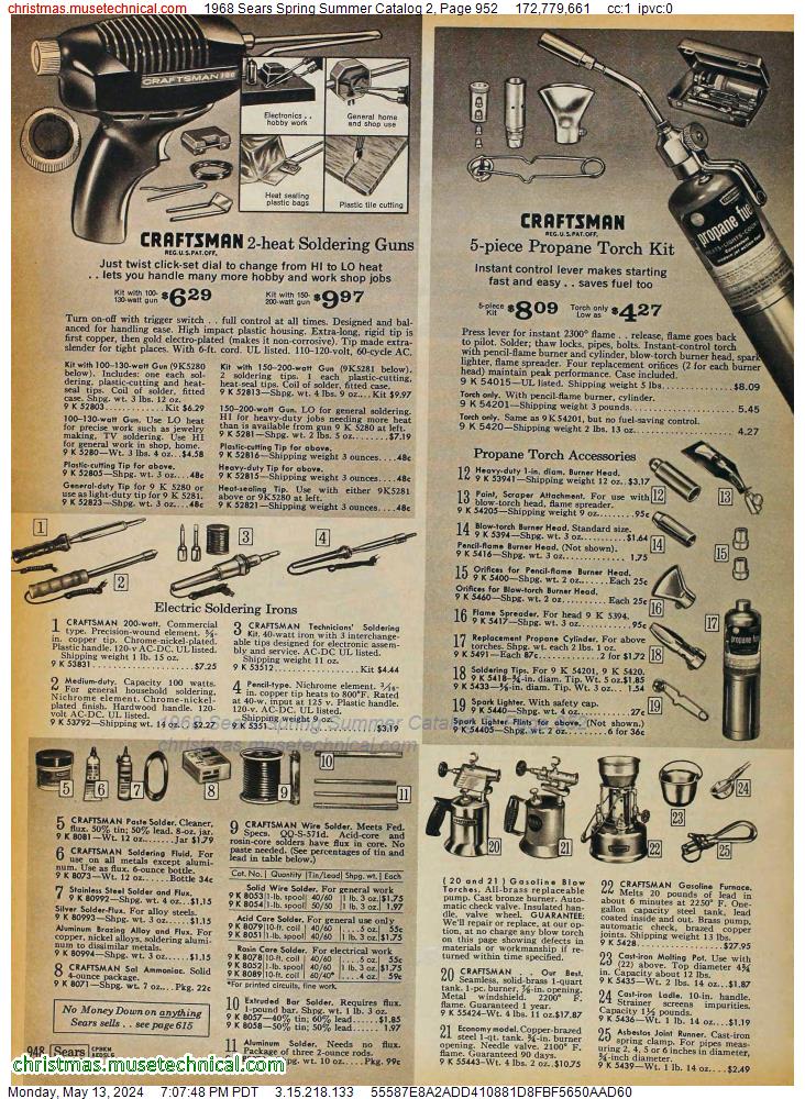 1968 Sears Spring Summer Catalog 2, Page 952