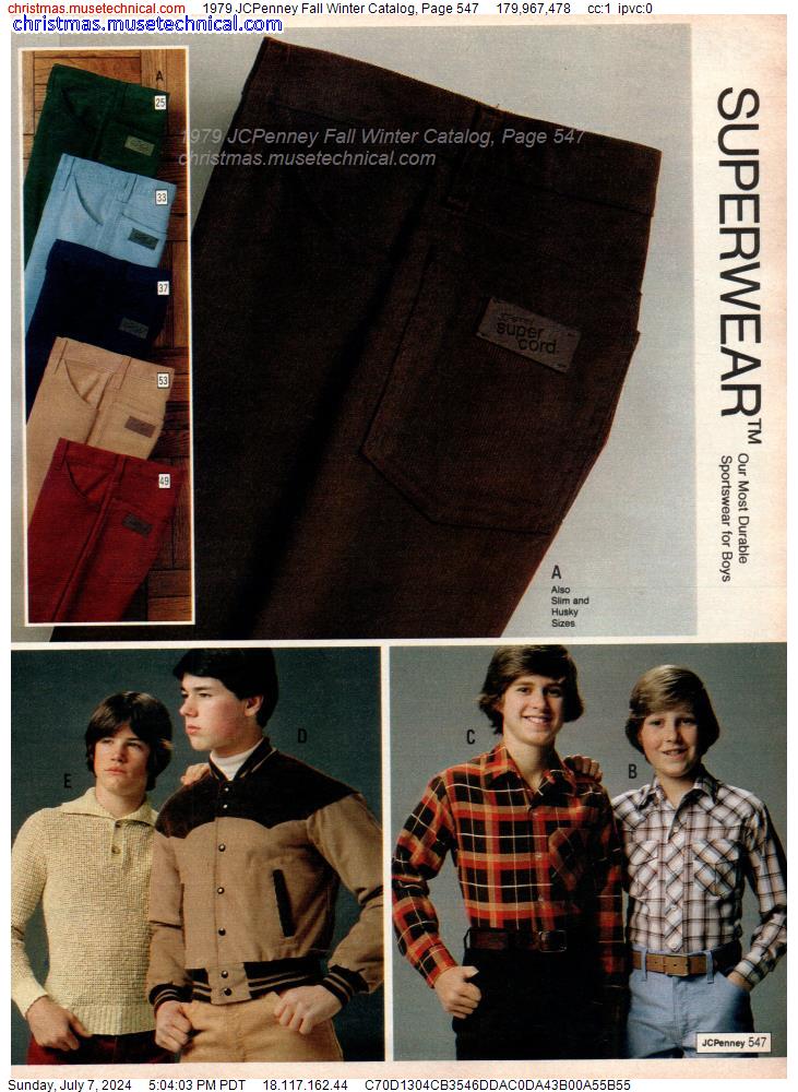 1979 JCPenney Fall Winter Catalog, Page 547