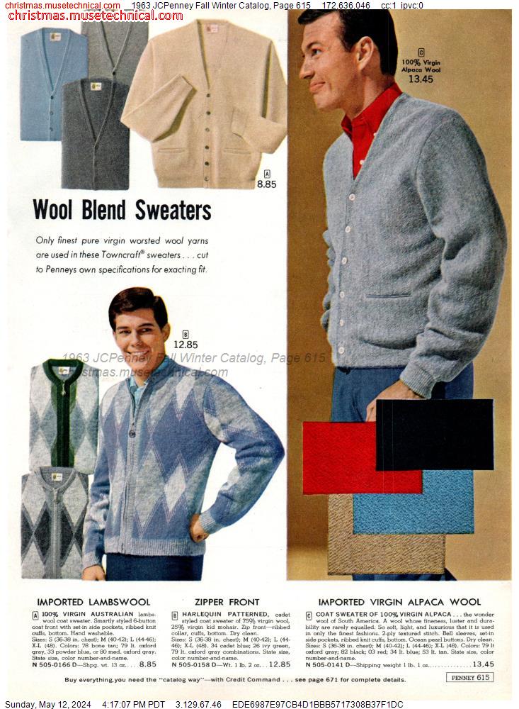 1963 JCPenney Fall Winter Catalog, Page 615