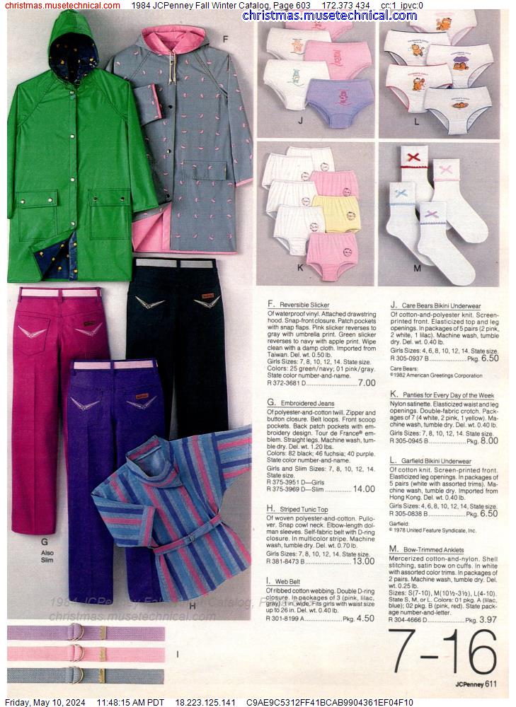 1984 JCPenney Fall Winter Catalog, Page 603