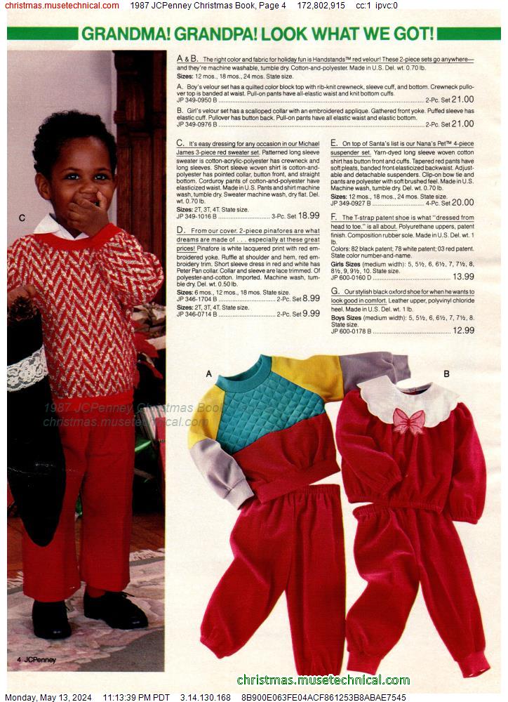 1987 JCPenney Christmas Book, Page 4