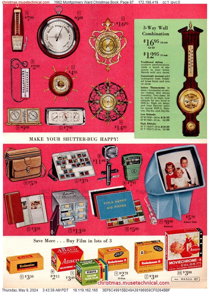1962 Montgomery Ward Christmas Book, Page 87