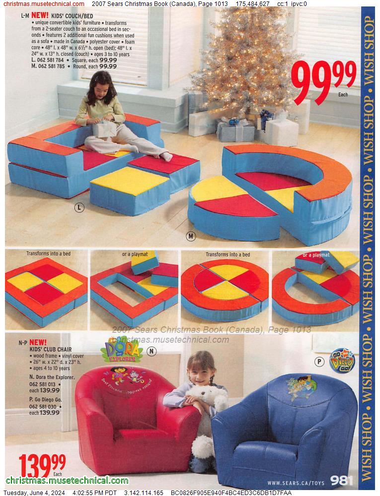 2007 Sears Christmas Book (Canada), Page 1013