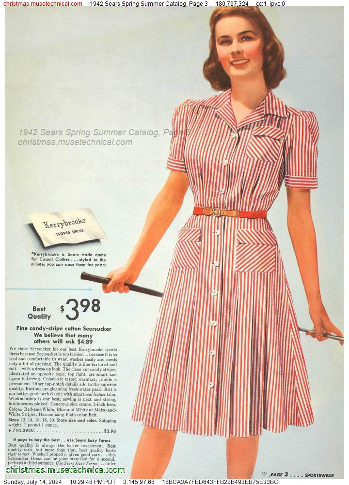 1942 Sears Spring Summer Catalog, Page 3