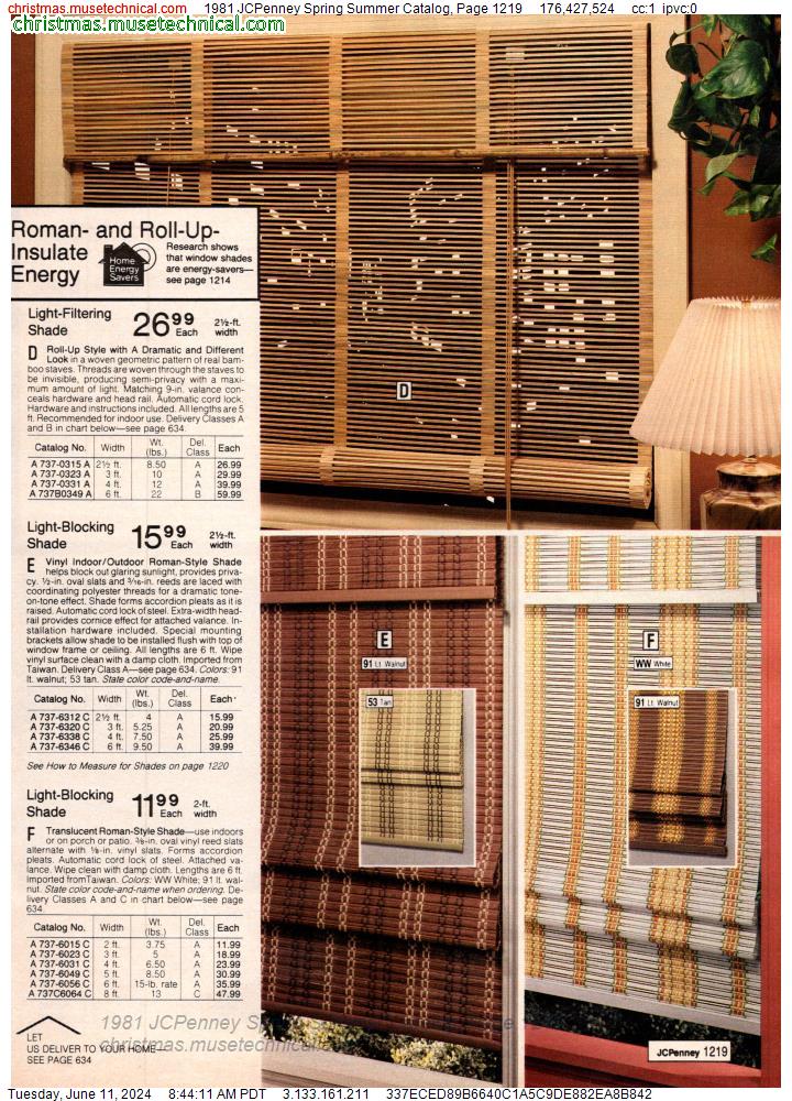 1981 JCPenney Spring Summer Catalog, Page 1219