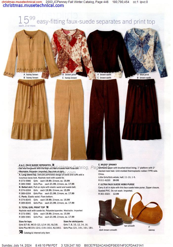 2003 JCPenney Fall Winter Catalog, Page 446