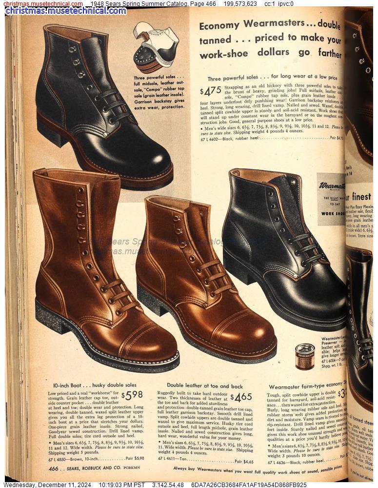 1948 Sears Spring Summer Catalog, Page 466