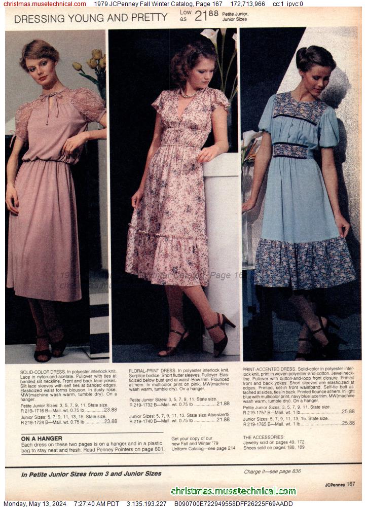 1979 JCPenney Fall Winter Catalog, Page 167