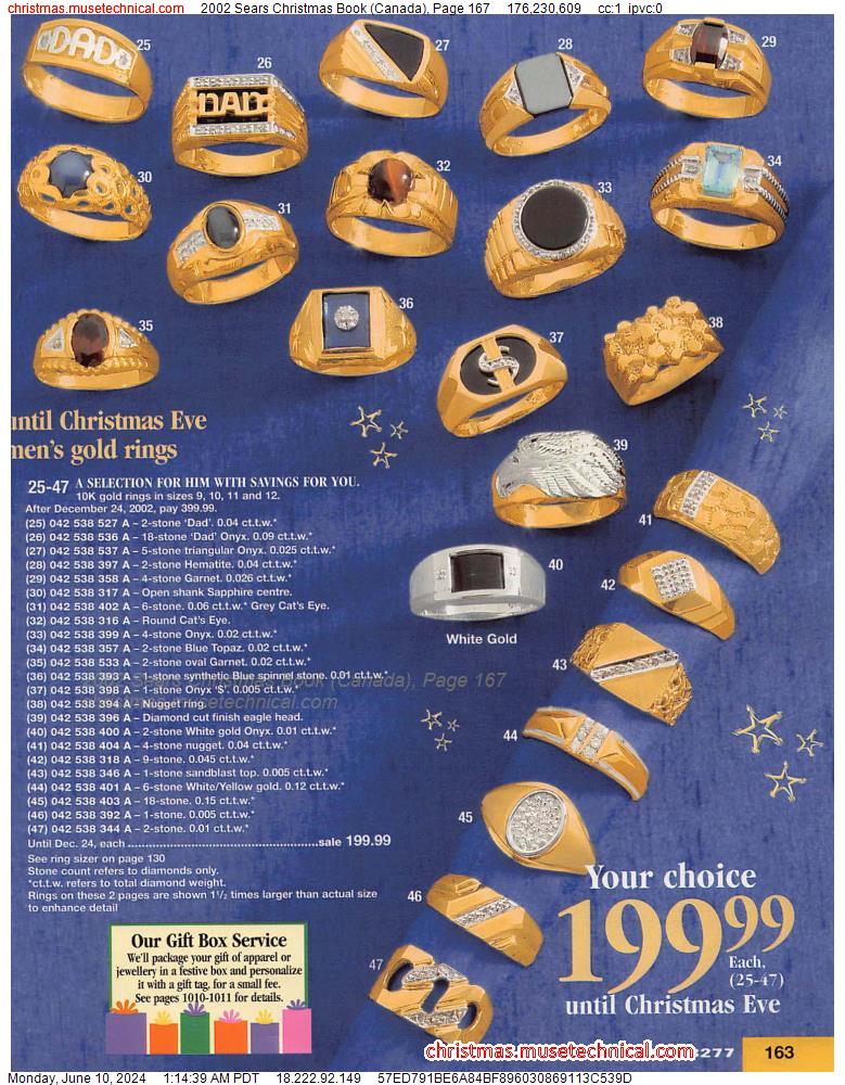 2002 Sears Christmas Book (Canada), Page 167
