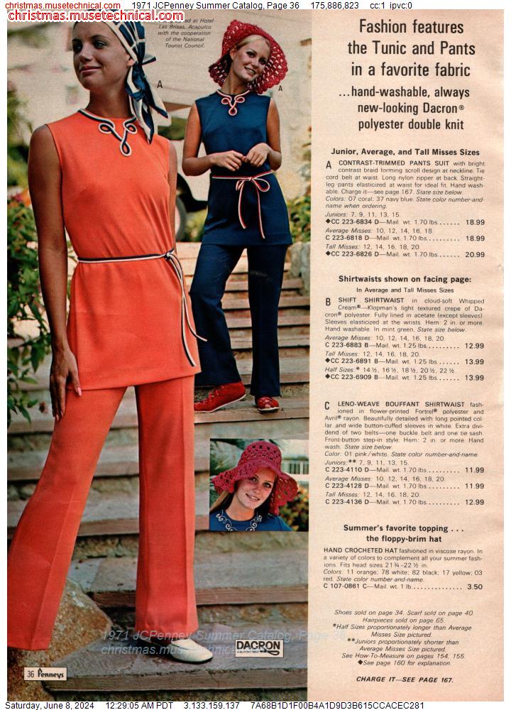 1971 JCPenney Summer Catalog, Page 36