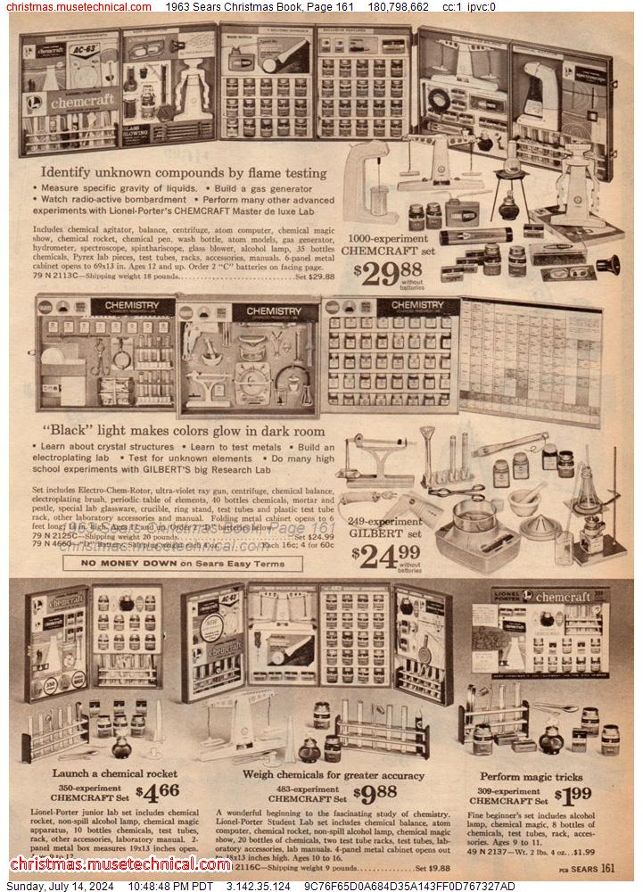 1963 Sears Christmas Book, Page 161