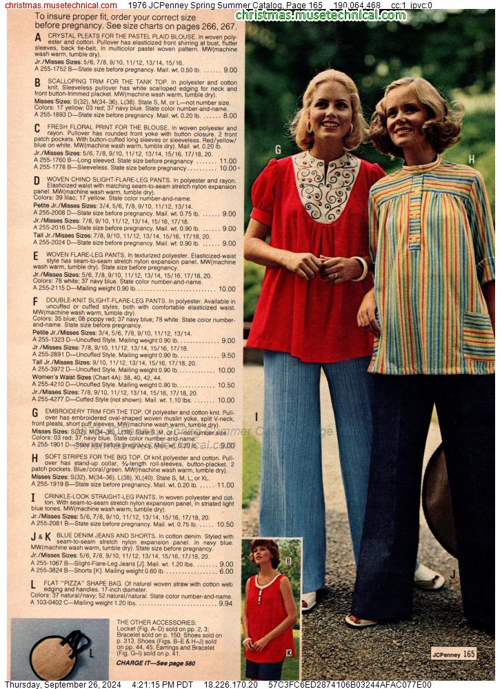 1976 JCPenney Spring Summer Catalog, Page 165