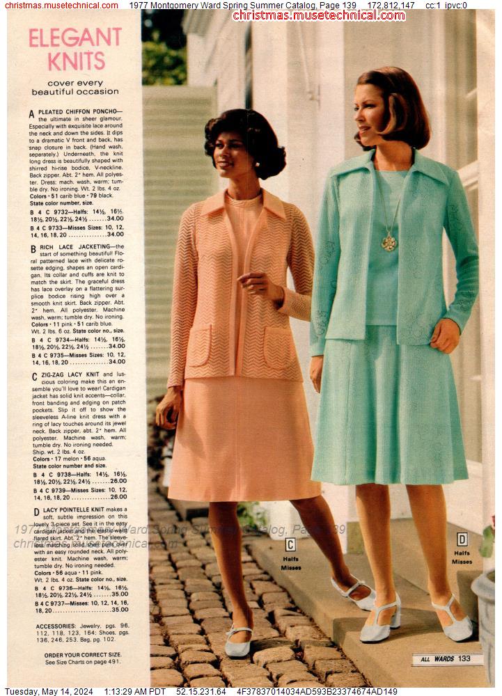 1977 Montgomery Ward Spring Summer Catalog, Page 139